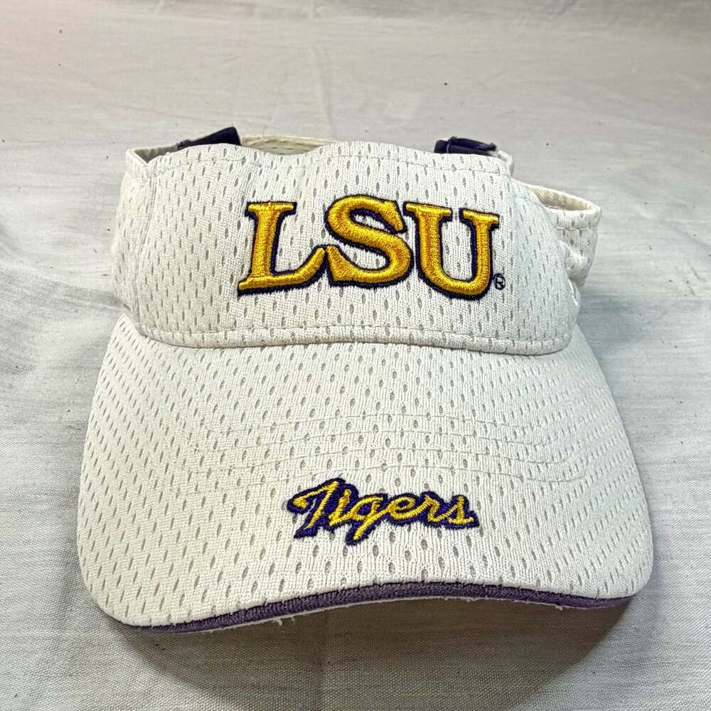 Zephyr LSU Tigers White Mesh Adjustable Visor